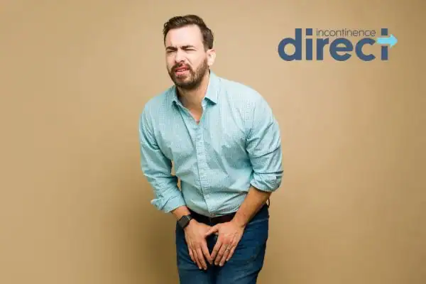 Image of a middle aged man suffering with urge incontinence Wolverhampton 