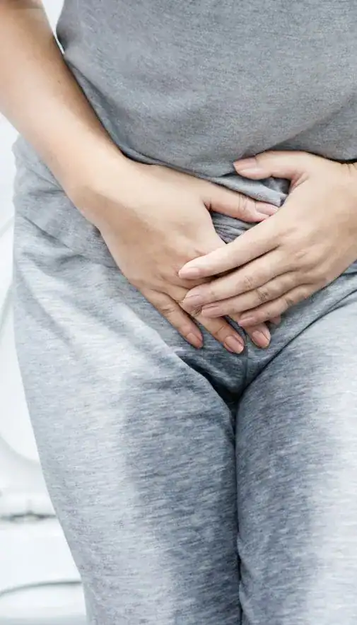 Image of woman had accident and needing stress incontinence treatment Wolverhampton